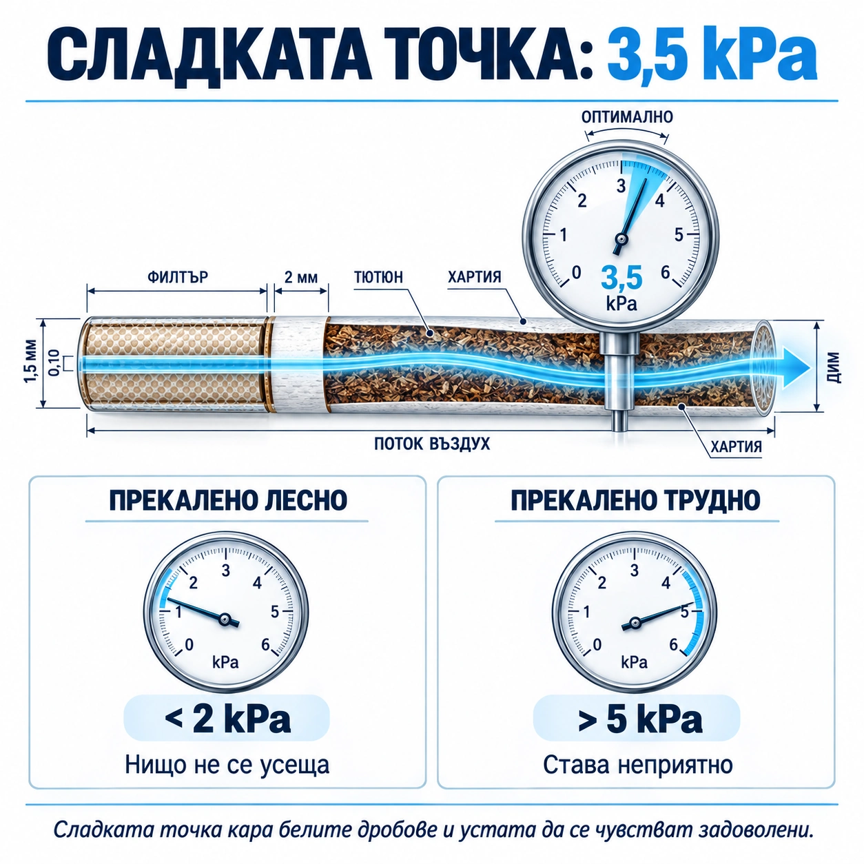 Инфографика: 3,5 килопаскала съпротивление